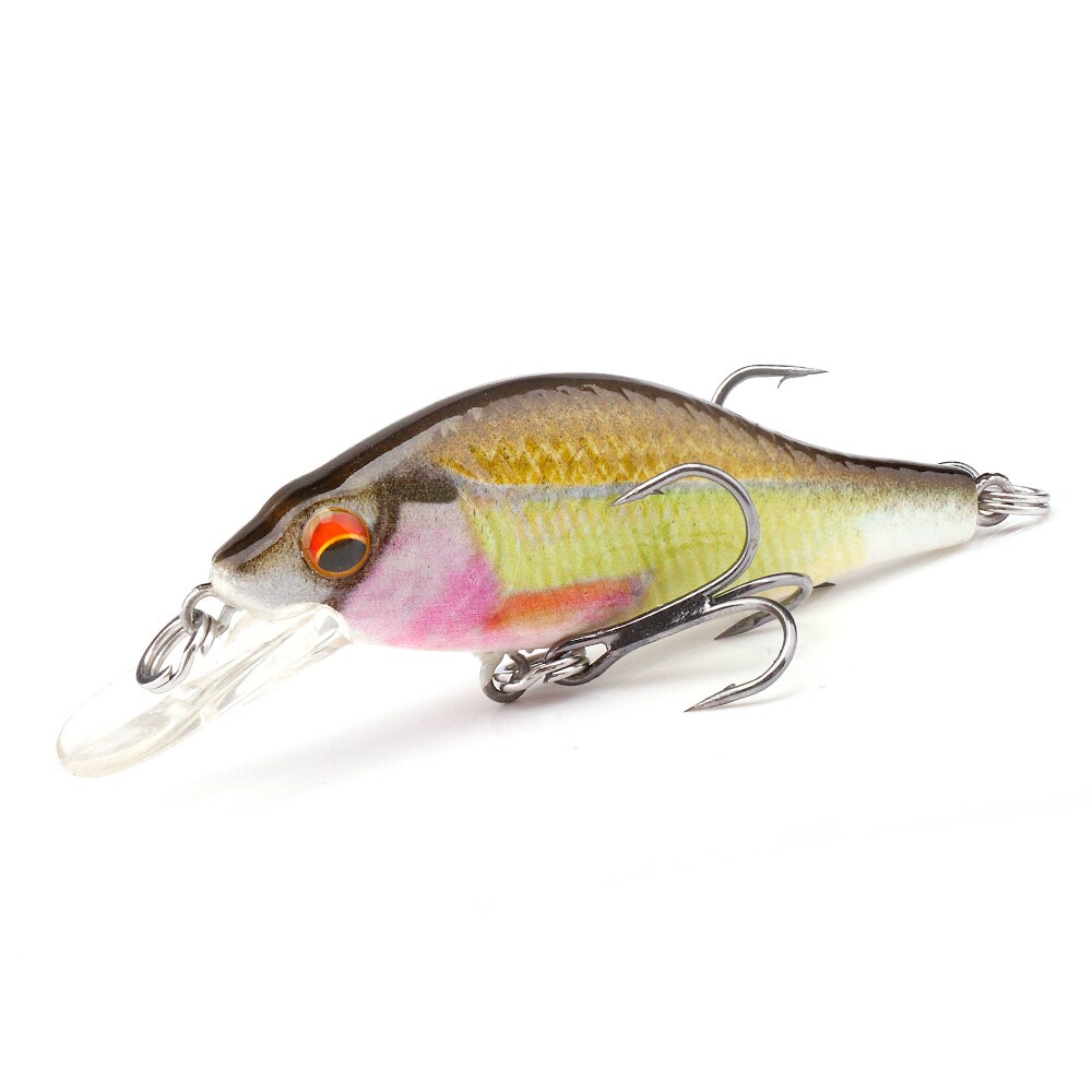GOBASS 50/70/90mm Crankbait Fishing Lure Black Minnow Spinning Lures For Fishing Floating Wobbler For Pike Japan Artificial Bait