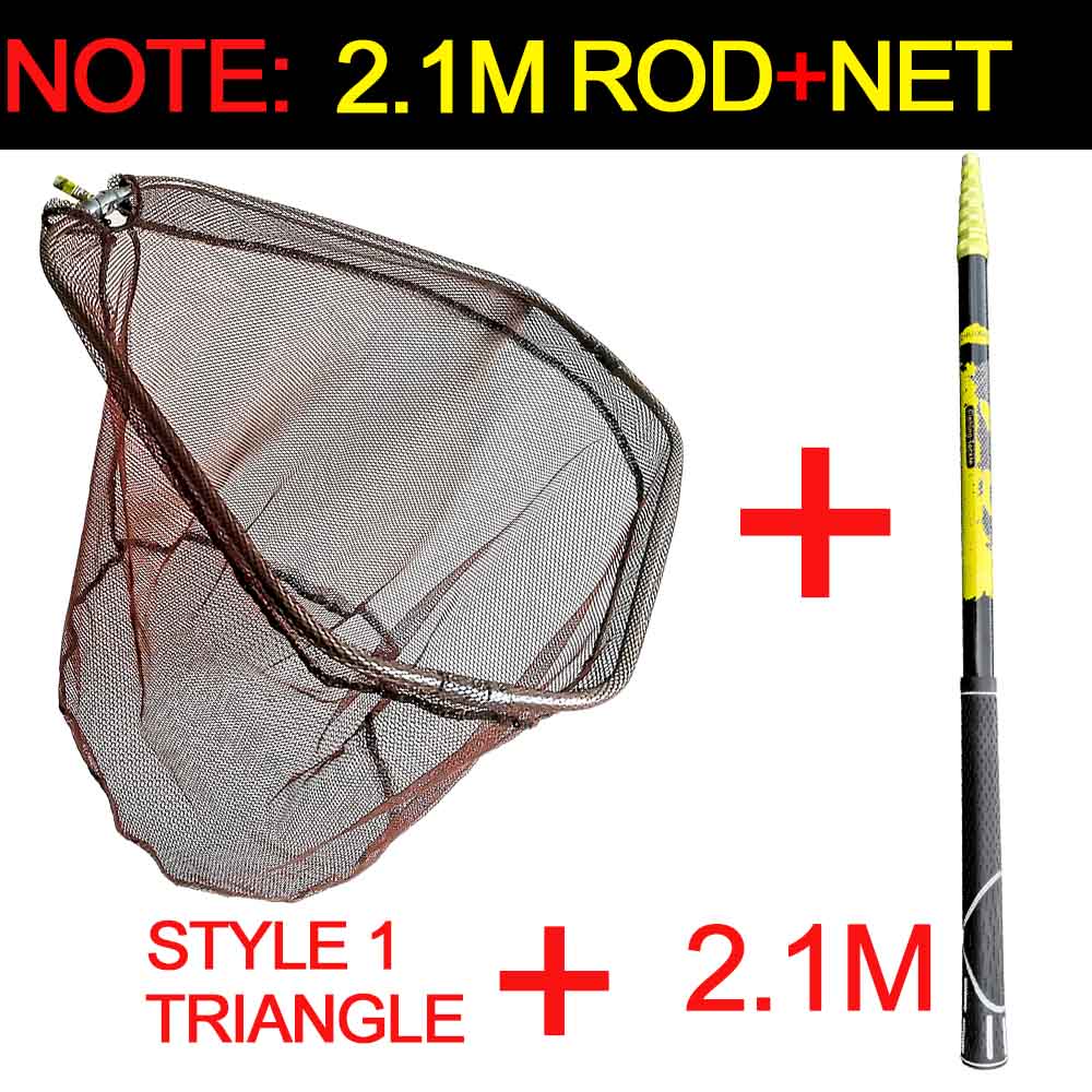ultralight  Portable carbon Triangle Folding Fishing Net Fly Hand Dip Casting Net Fishing Tackle Fishing Tank rakolovka hand Net