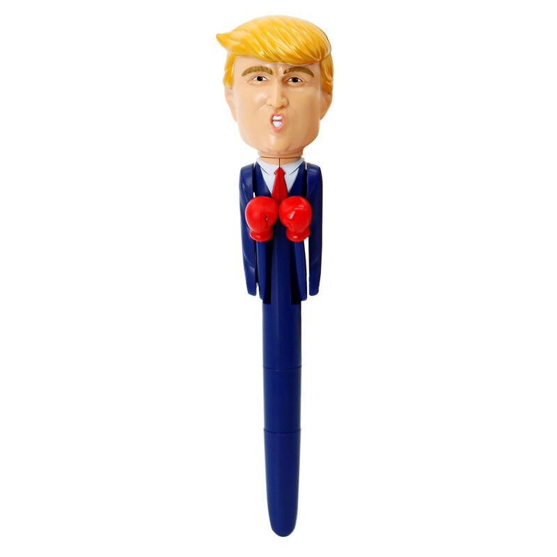 Smart Trump Pen Toy Automatic Boxing Pen With Writing And Sound Effect On Playing Functional Fun Toy Party Favors