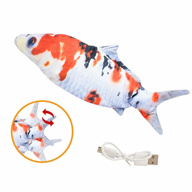 Toys for Dog Interactive Electronic Floppy Fish Dogs Toys Toothbrush Chew Training Funny Game Fish For Pet Puppy Trixie Dog