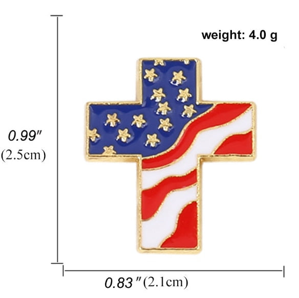 United States National Flag Enamel Pins US America Soldier Veteran Statue of Liberty Souvenir Badge Brooch Bag Clothes Lapel Pin