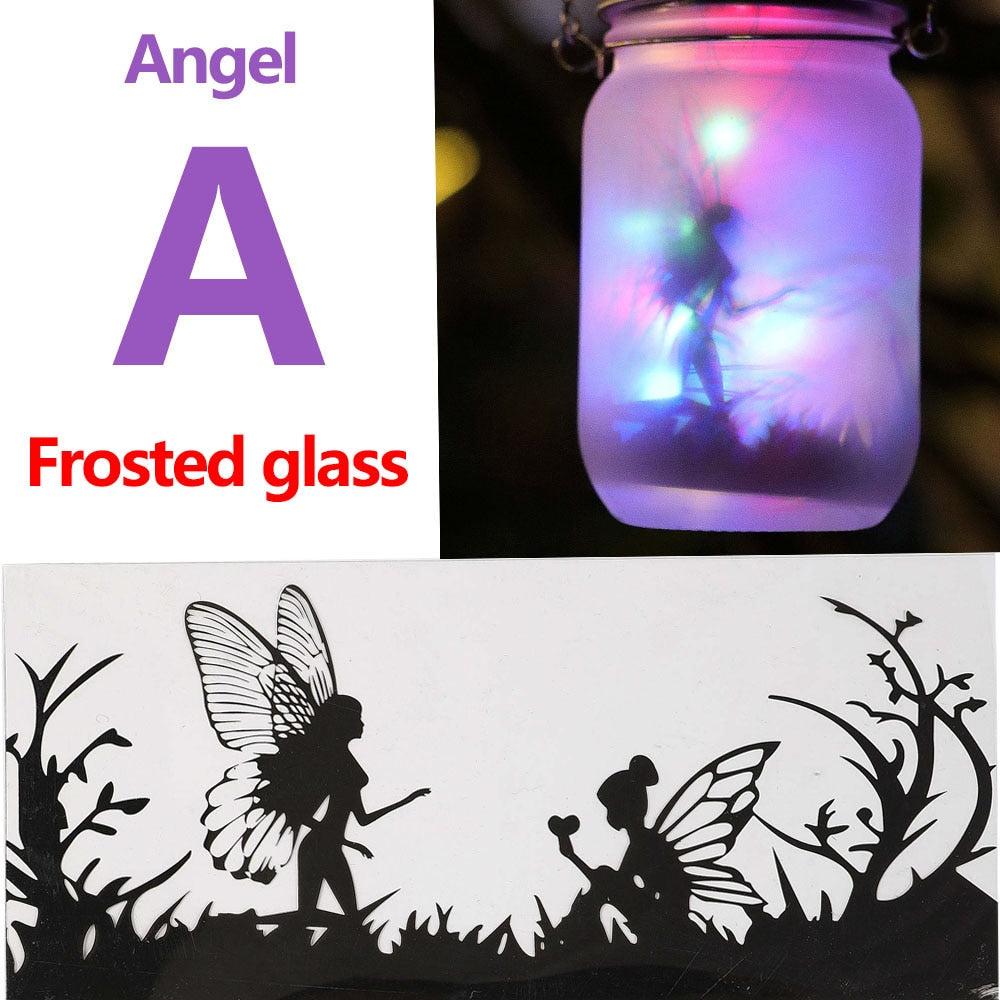 Solar Light Outdoor Fairy Lantern Hanging Glass Mason Jar Sun Garland Led Lamp for Tree Garden Fence Lawn Wedding Party Decor