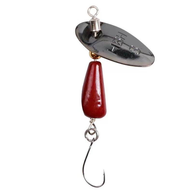 MAGBLUE 1pcs Rotating Spinner Fishing Lure Spoon Sequins metal baits Wobblers Bass Pesca Hand shaker Makou Bass Fishing Tackle