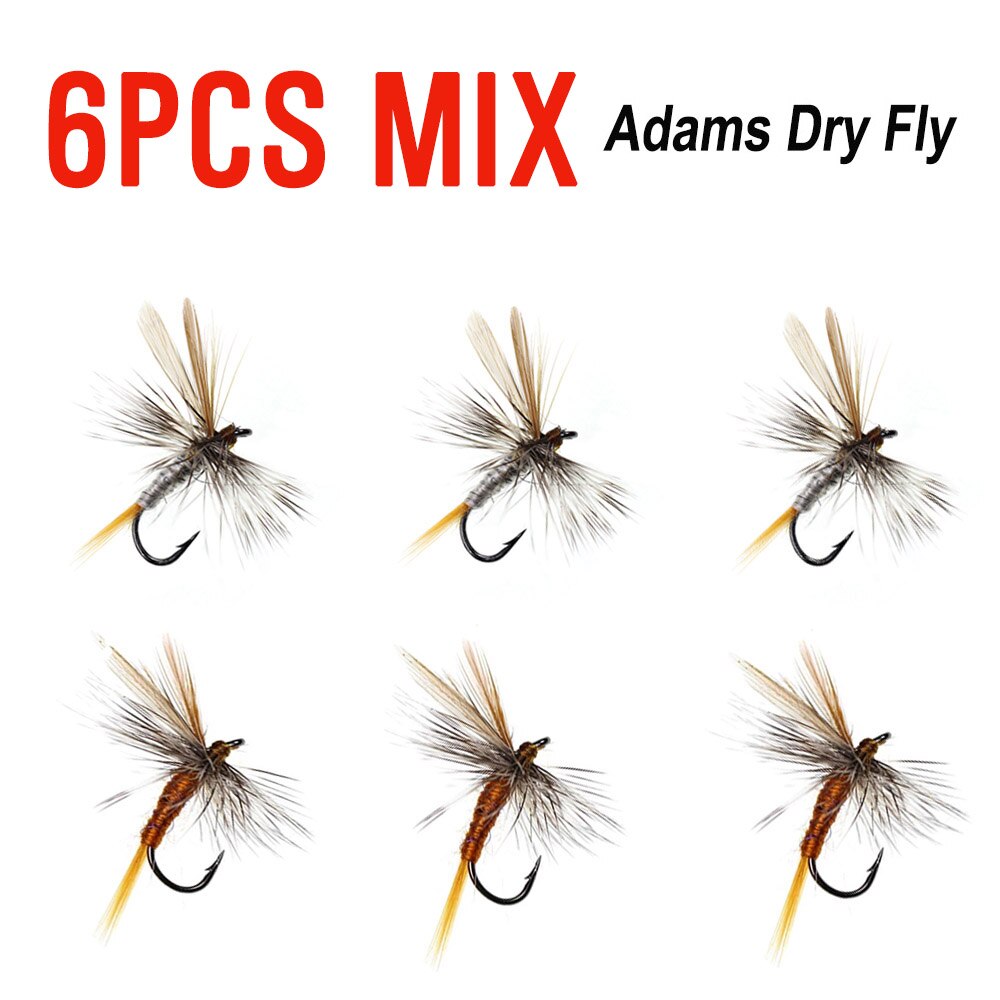 Vtwins Baetis Dun Adult Mayfly Adams Dry Fly Patterns Caddis Midge Brown Gray Trout Fishing Flies Artificial Lure Baits