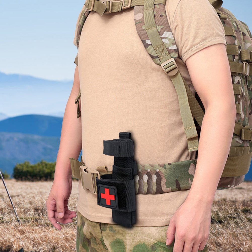 Tactical CAT Bag First Aid Kit Molle Pouch Belt Fast Tourniquet Shear Military Survival Medical Shear Molle Pouch Duty Belt Loop