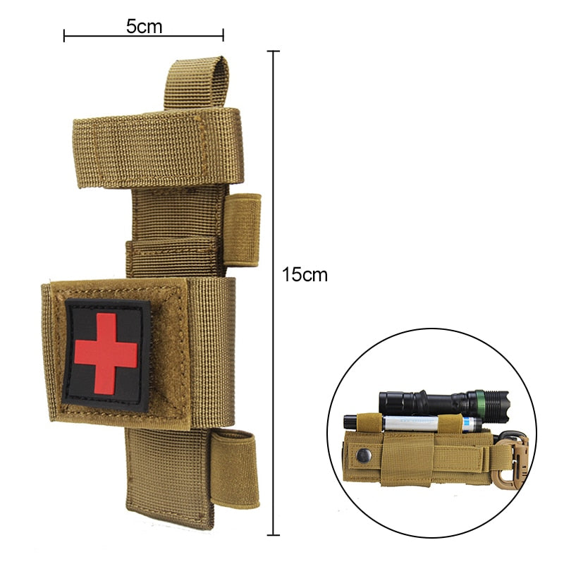 Tactical CAT Bag First Aid Kit Molle Pouch Belt Fast Tourniquet Shear Military Survival Medical Shear Molle Pouch Duty Belt Loop