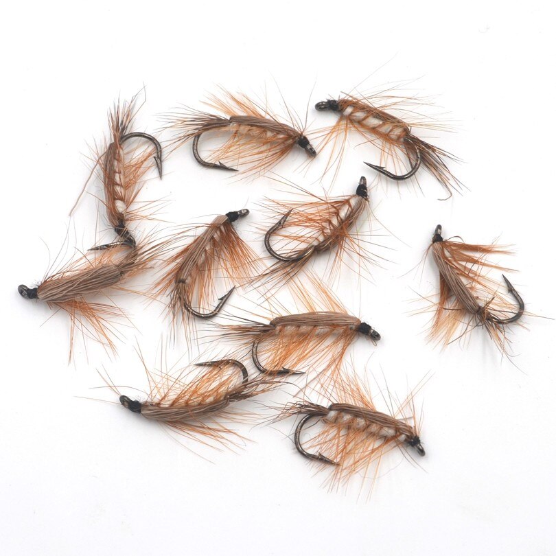 MNFT 10Pcs Attractor Worm Bugger Flies Fly Fishing Outdoor Trout Fly Fishing Artificial Fly Fishing Lure