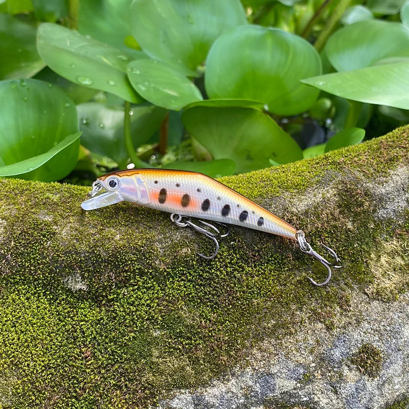 LTHTUG Japan Pesca Stream Fishing Lure 63mm 8g Sinking Minnow Peche Artificial Hard Bait For Bass Perch Pike Salmon Trout Lure