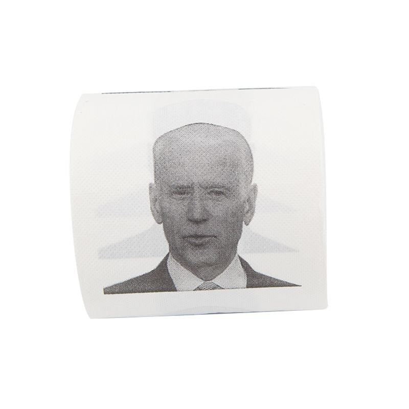 Joe Biden Pattern Printed Toilet Paper Roll Novelty Gift Bathroom Paper 3 layer
