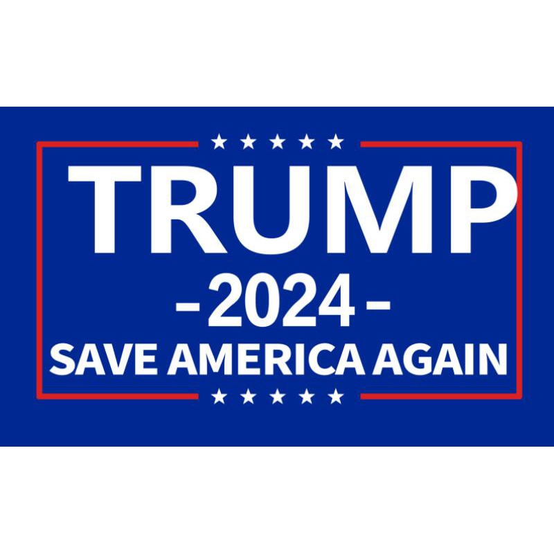 Trump Donald Flag 2024 Polyester 90 x 150cm Save America Again Banner Home Outdoor Decoration US Flag Hanging Gift