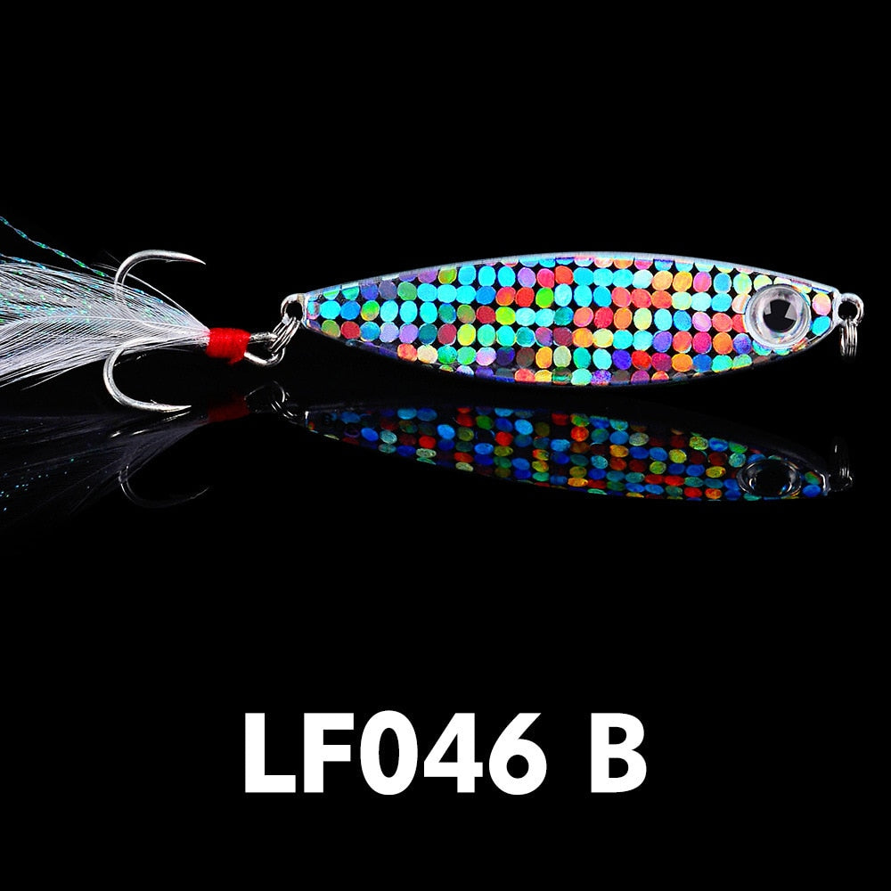 Metal Jig Fishing Lure Bass Fishing Jigs Accessories Weights 7-30g Trolling Saltwater Lures Isca Artificial Fish Tackle Pike