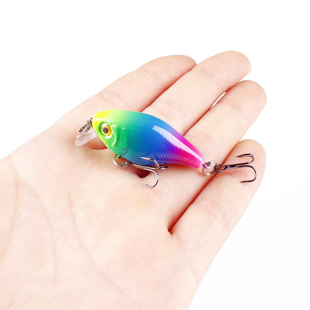 1pcs Crankbait Fishing Lures Wobbler 4.6cm 4.5g Floating Isca Artificial plastic Hard Bait Bass Pike Fishing Tackle Pesca