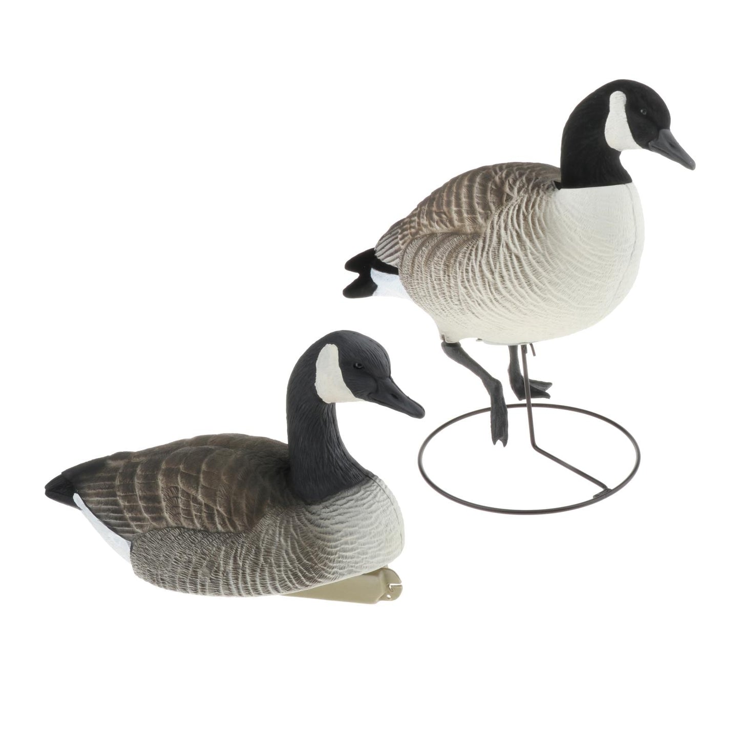 Hunting Goose Decoys 3D Realistic Lifelike Hunting Attraction Drake Greenhead Duck Mallards w/ Stand Garden Decor Lawn Ornament