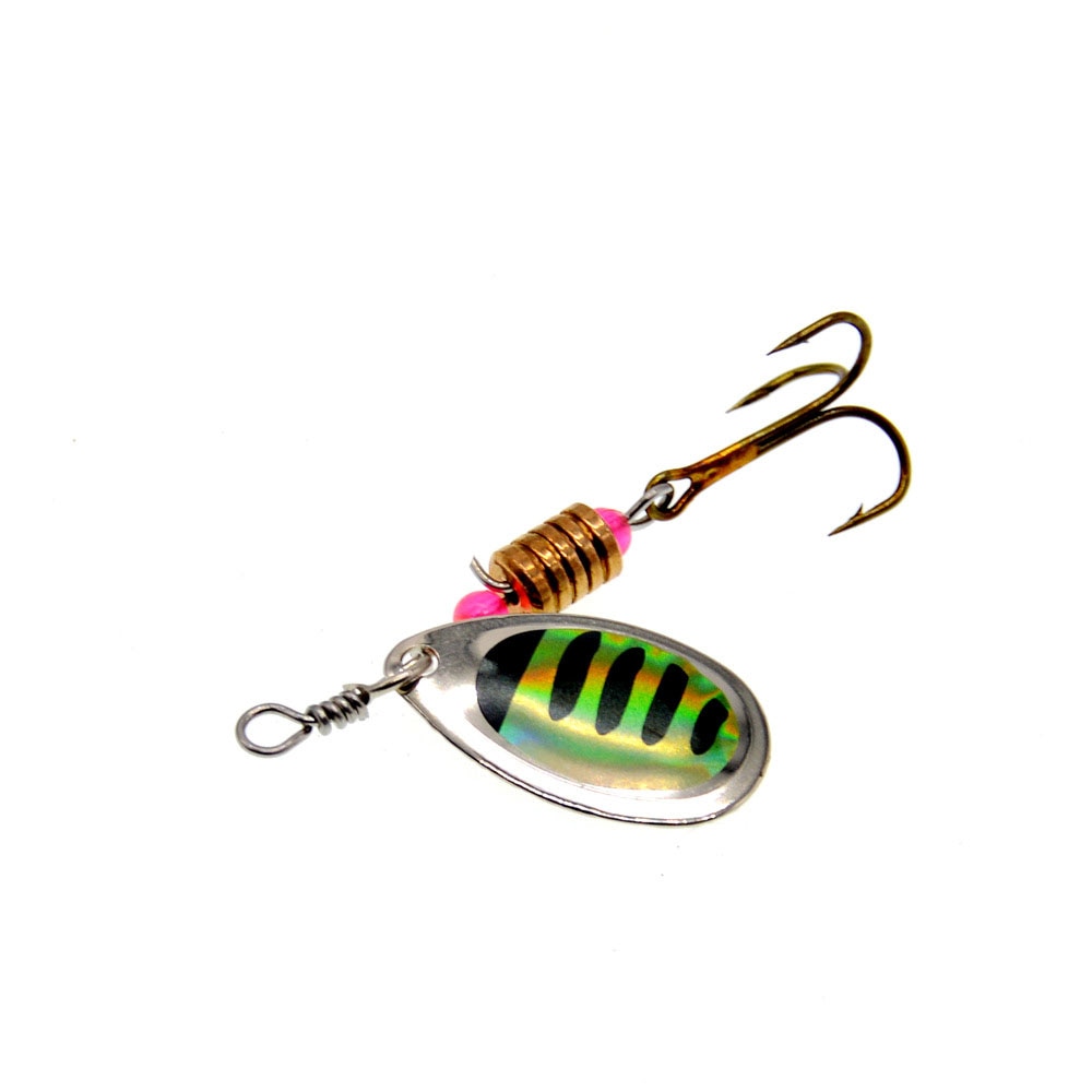 10 Colors Peche Spinner Fishing Lures Wobblers CrankBaits Jig Shone Metal Sequin Trout Spoon With Hooks for Carp Fishing Pesca