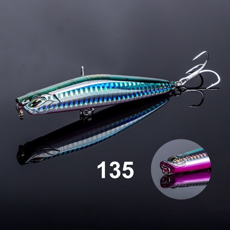 Noeby 14g 18g 28g 36g Sinking Pencil Fishing Lures Long Casting Wobbler Artificial Hard Baits Saltwater Winter Sea Fishing Lure