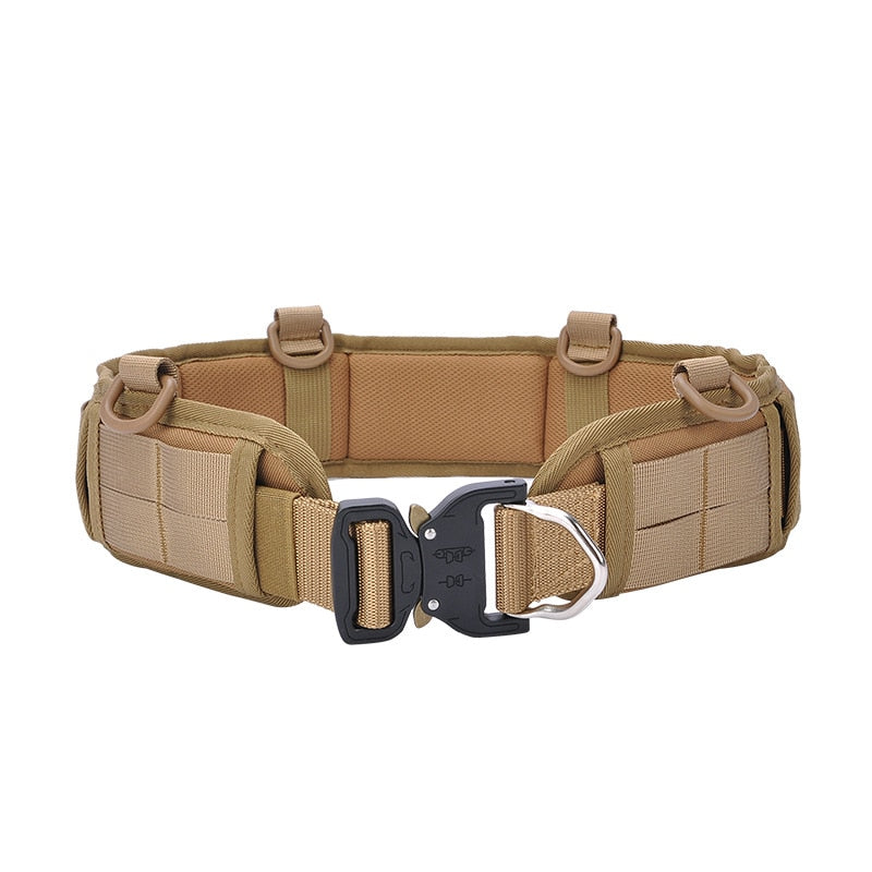 New Outdoor climbing Military tactical belt air gun adjustable men&#39;s molar belt quick-drying / combat army battle hunting belt