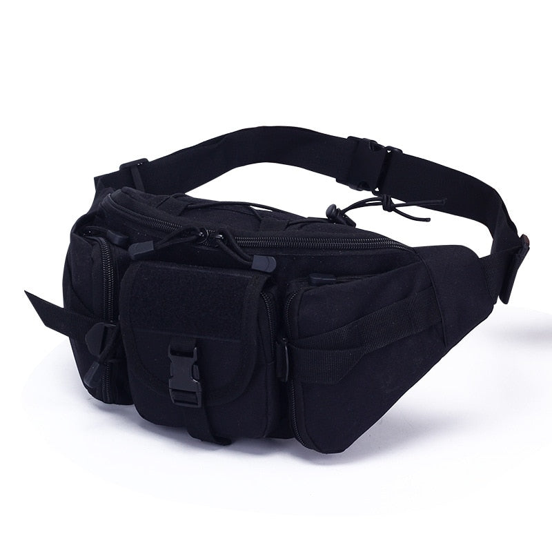 Tactical Waist Bag Fishing Pouch Outdoor Hiking Large-Capacity Waterproof Utility Pouch Riding Pockets Hunting Climbing Bag