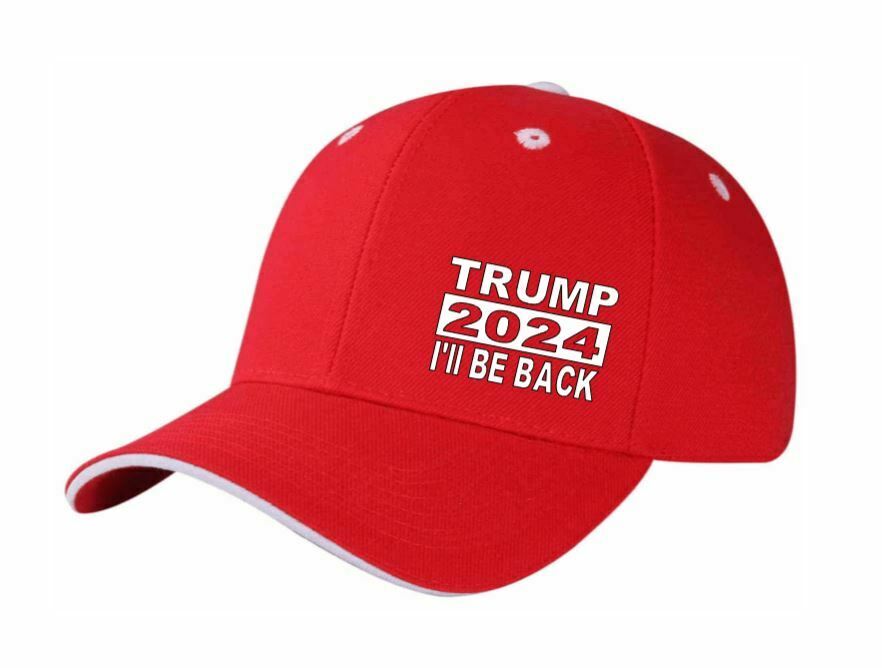 Trump 2024 I'll Be Back President United States Red Hat Cap