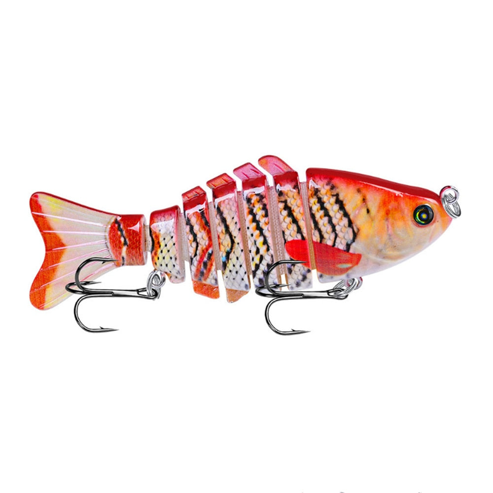 10cm 15.2g Wobblers Pike Fishing Lures Artificial Multi Jointed Sections Artificial Hard Bait Trolling Pike Carp Fishing Tools