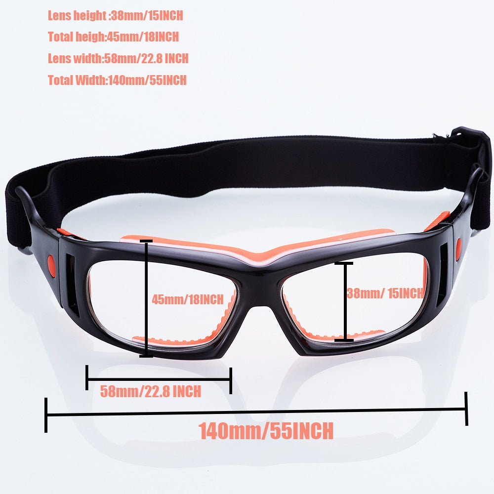 Prescription RX Sport Goggles Football Cycling Sports Ski Safety Basketball Glasses Detachable Can Put Diopter Lens Grt043