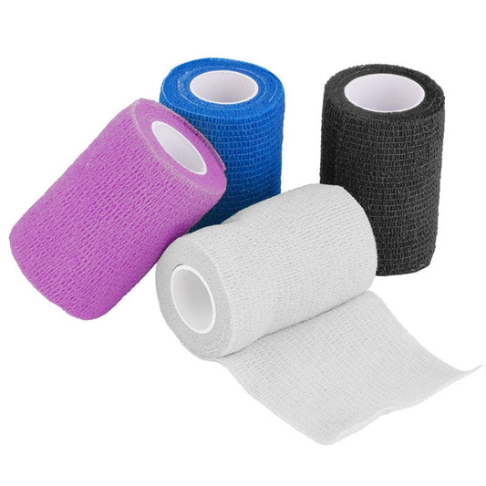 7.5cm*5m Health Care Treatment Gauze Tape Elastic Bandage camping tools survival kit First Aid Medical Self-Adhesive