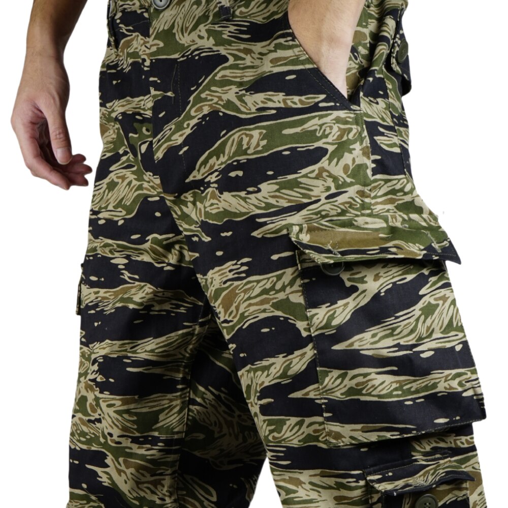 WWII WW2 Vietnam War US Army Tiger Pattern Tiger Spot Camouflage TCU Trousers Pants