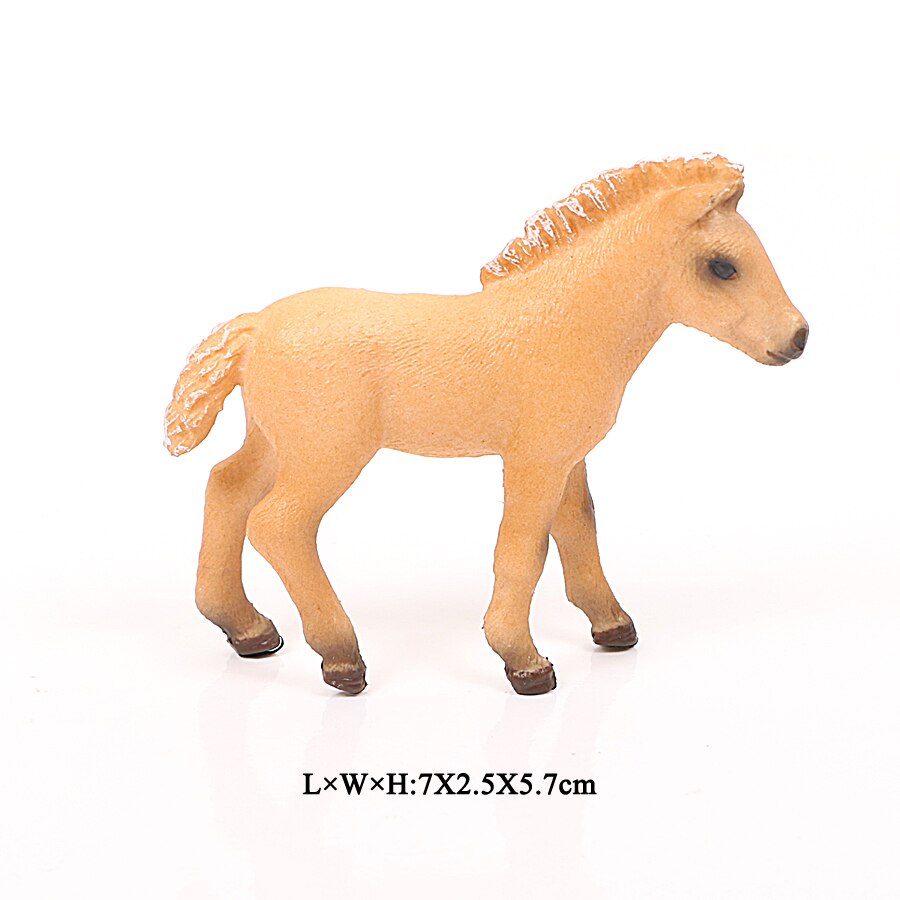 Farm Animals Horse Models Appaloosa Harvard Hannover Clydesdale Quarter Arabian Horse Action Figures one piece Education Kid toy