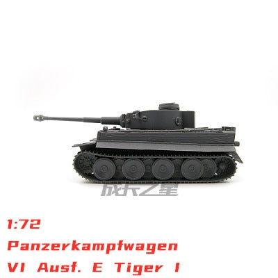 1/72 WWII Germany Tank Prefabricated Tiger M1A2 Merkava Leopard 2A5 Military Assembly Toy Plastic Model Kit
