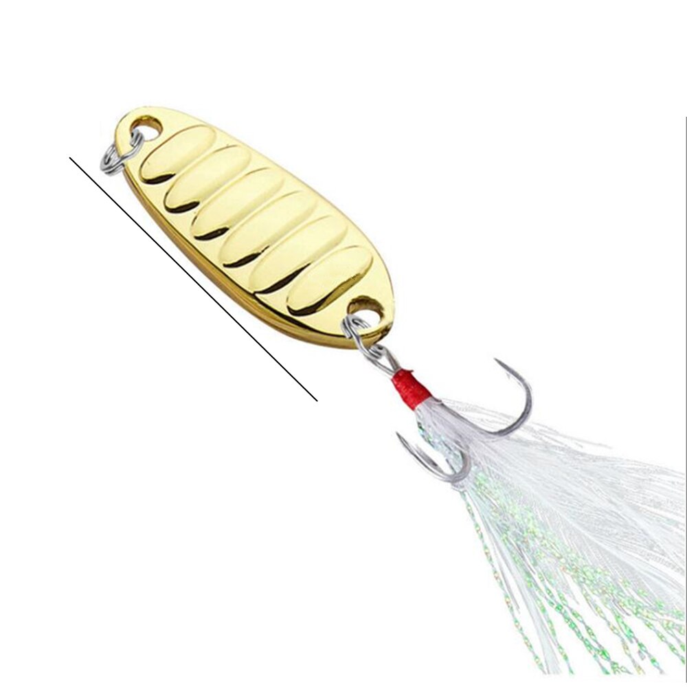 1pcs Metal Gold Sliver Spoon Lure Spinner 1.5G 3G 7G 10G 15G 20G Fishing Lures Sequins Hard Baits Bass Pike Fishing Tackle