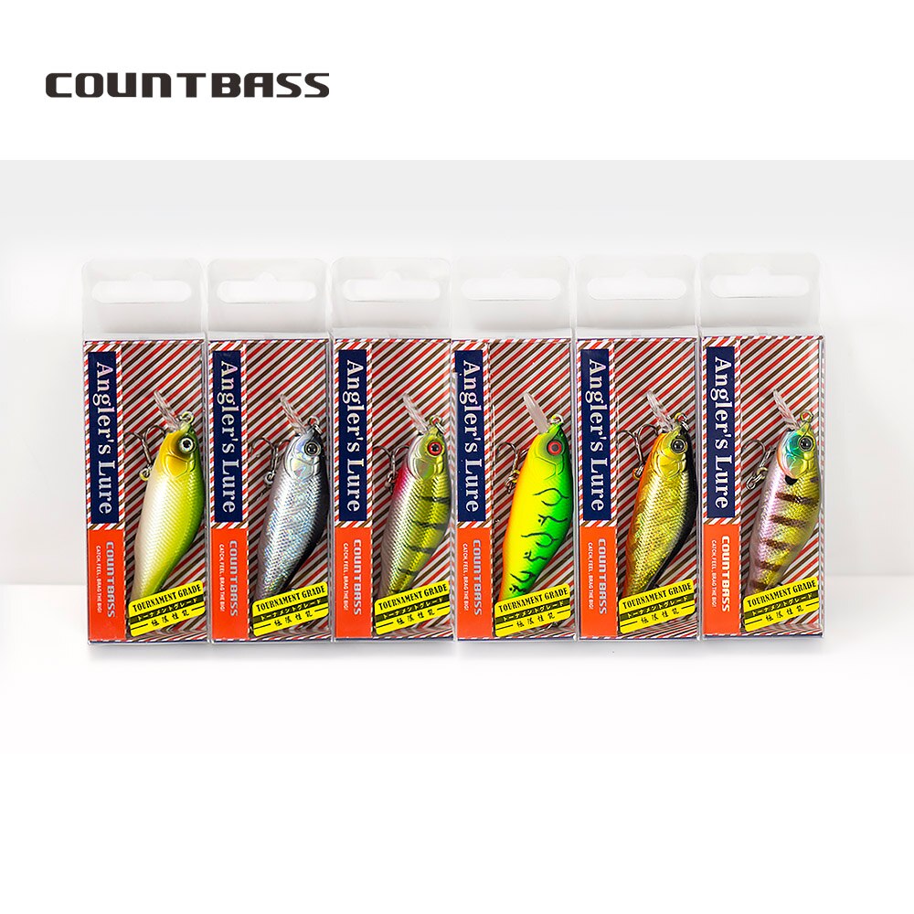 1pc Countbass Magnet Assist Weight Minnow Hard Baits 70mm 8.5g Angler&#39;s Lures Wobblers Crankbait Shad For Fishing
