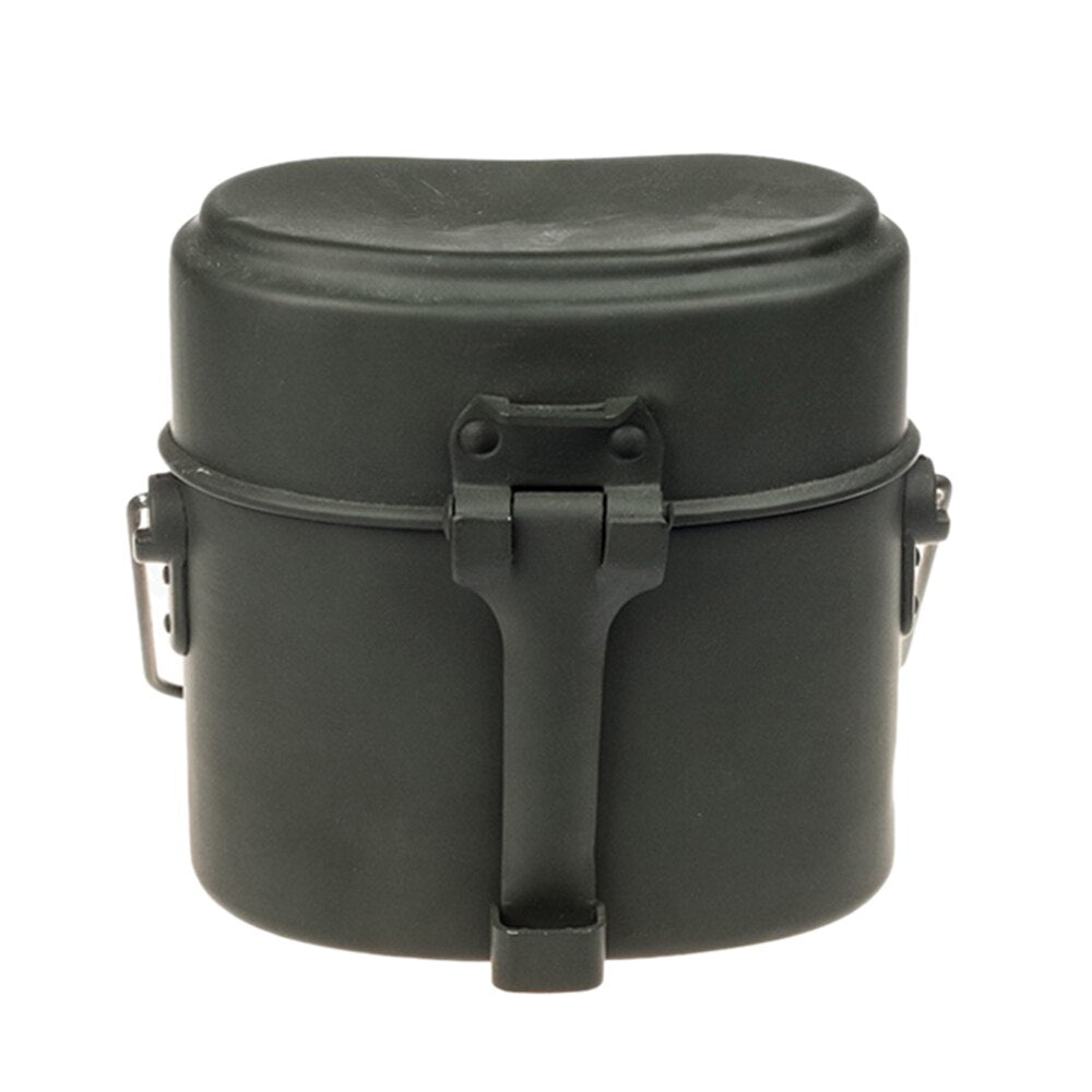 OUTDOOR WWII WW2 ARMY Canteen Mess Tin LUNCH BOX WITH BOX STRAP