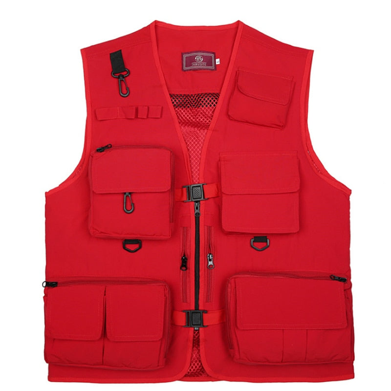 2019 Fishing Jacket Quick-drying Mesh Vestt Multi-Pocket Mesh Vest Outdoor Vest Multi Pocket Summer Mesh Vest
