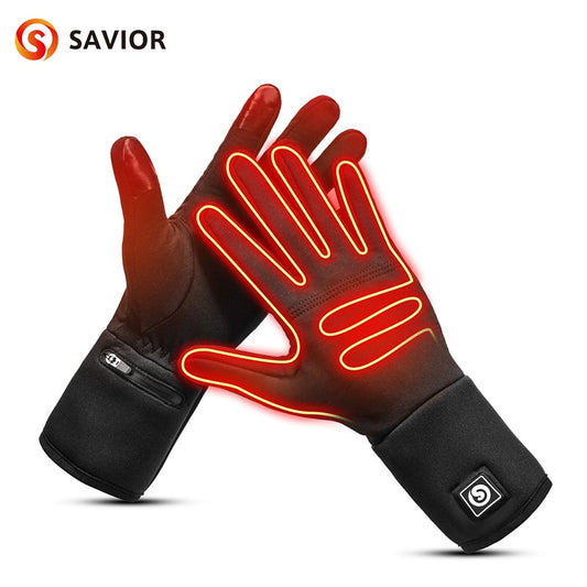 Savior Heat Liner Heated Gloves Winter Warm Skiing Gloves Outdoor Sports Motorcycling Riding Skiing Fishing Hunting
