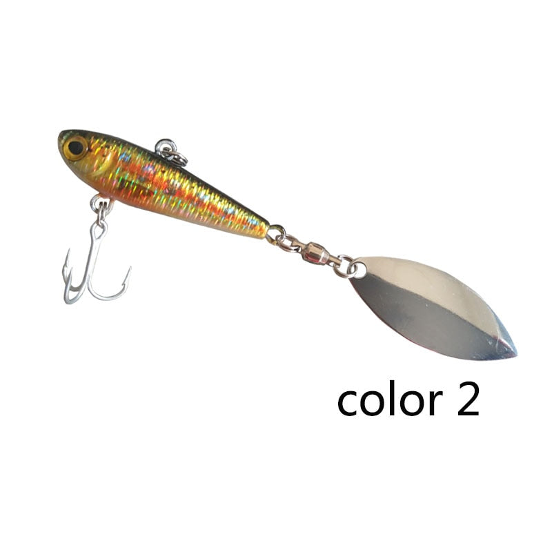 Fishing Jig Lifelike Lead Fish Metal VIB 10cm20g Lead Jig  3D Eyes Spoon Metal Spinner Bass Fishing Lures