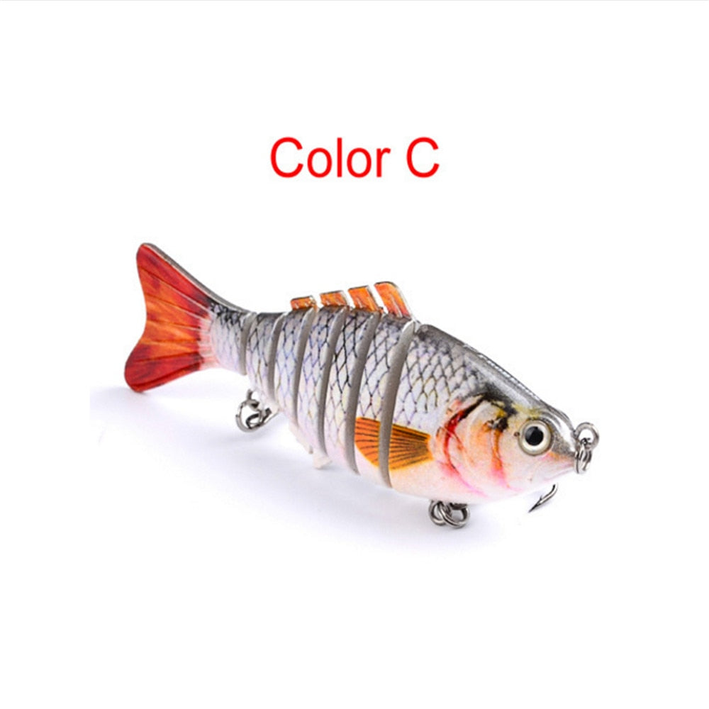 10cm 15.2g Wobblers Pike Fishing Lures Artificial Multi Jointed Sections Artificial Hard Bait Trolling Pike Carp Fishing Tools