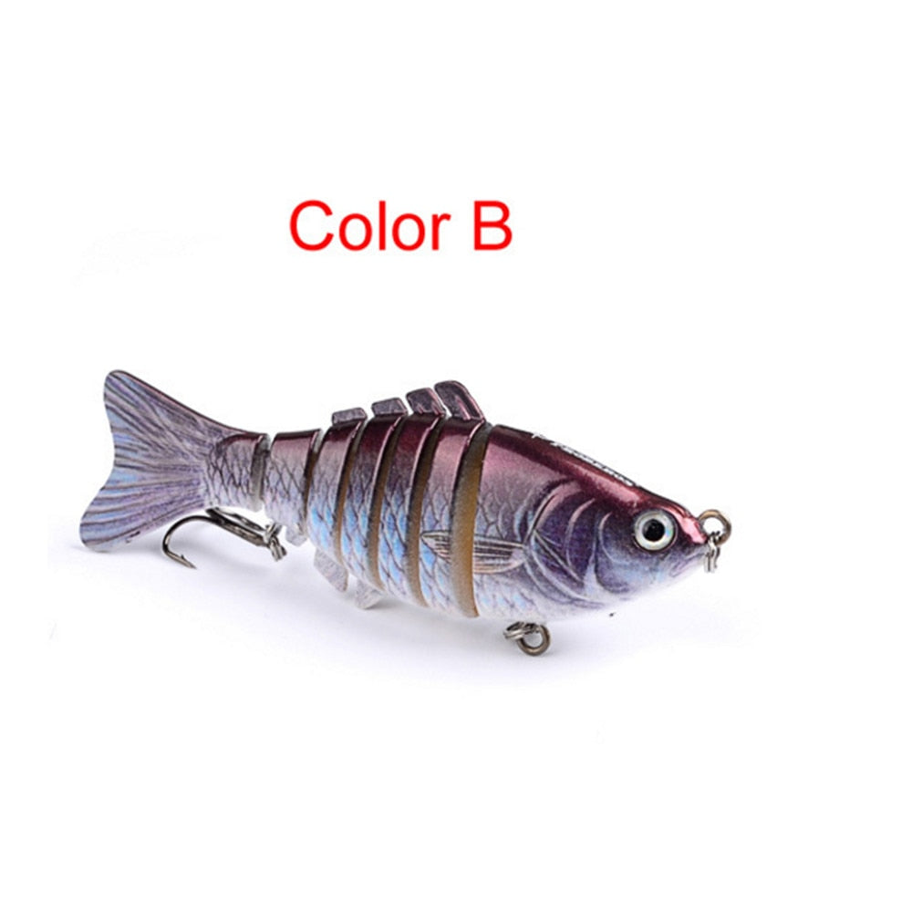 10cm 15.2g Wobblers Pike Fishing Lures Artificial Multi Jointed Sections Artificial Hard Bait Trolling Pike Carp Fishing Tools