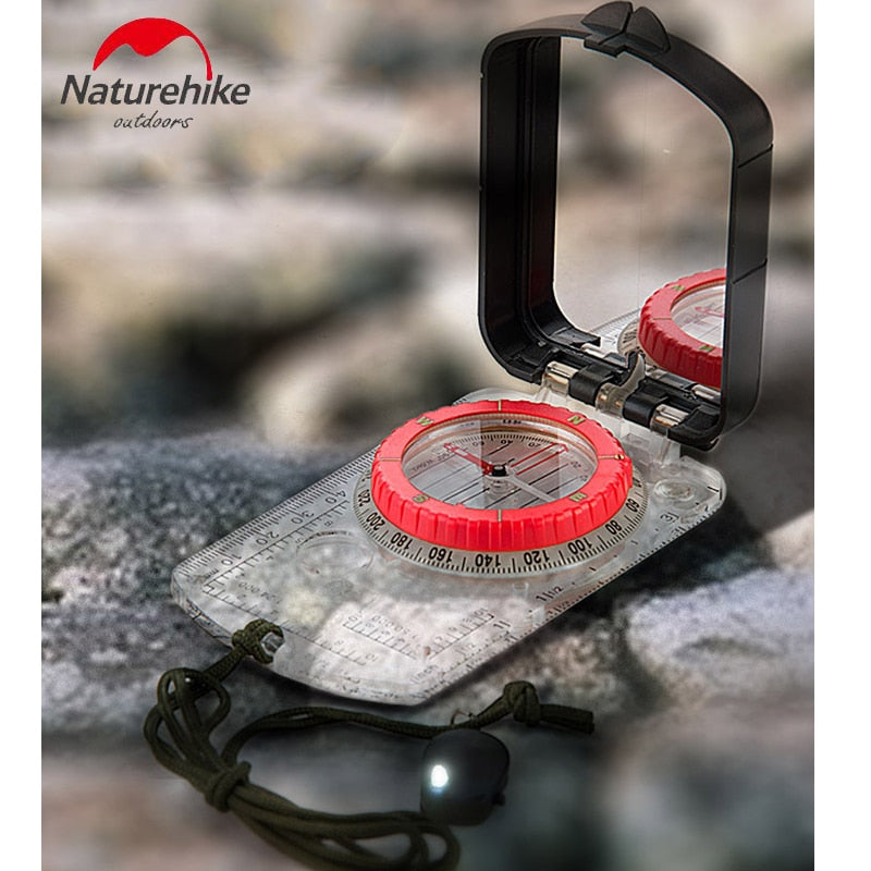 Naturehike Outdoor Camping Compass Geologic Fluorescent Kompas Portable Digital Compass Outdoor Climbing Hiking Camping Tools