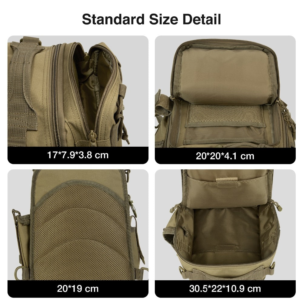 Piscifun Nylon Fishing Bag Multifunctional Waterproof Durable Single Shoulder Bag Outdoor Camping Hiking Gear Fishing Tackle Bag