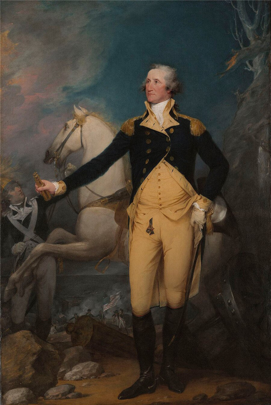 High Society Noble Portrait Life George Washington-3 Canvas Painting Living Room Home Decor Modern Mural Art Oil Painting #009