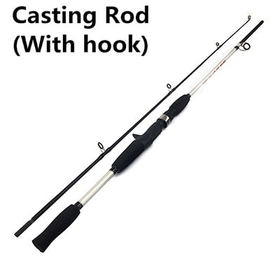 GHOTDA casting spinning fishing rod 3-21g lure weight baitcasting fishing rod travel lure