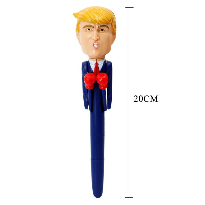 Smart Trump Pen Toy Automatic Boxing Pen With Writing And Sound Effect On Playing Functional Fun Toy Party Favors