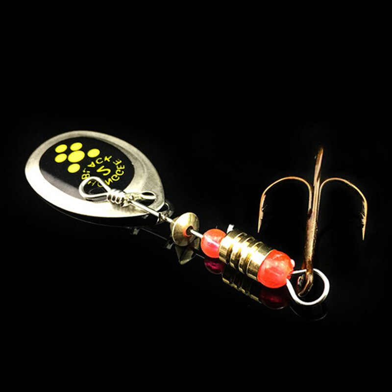 3pcs/lot Fishing Lures 55mm 3g Spinner Baits Metal Spoons Paillette isca Artificial Lure Carp Fishing pesca Bass Wobblers
