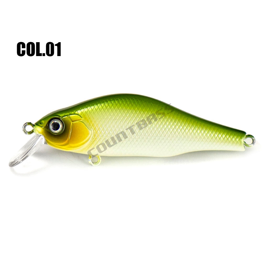 70mm 8.5g Countbass Magnet Assist Weight Minnow Hard Bait, Angler&#39;s Lure Crank Shad Wobbler for Fishing