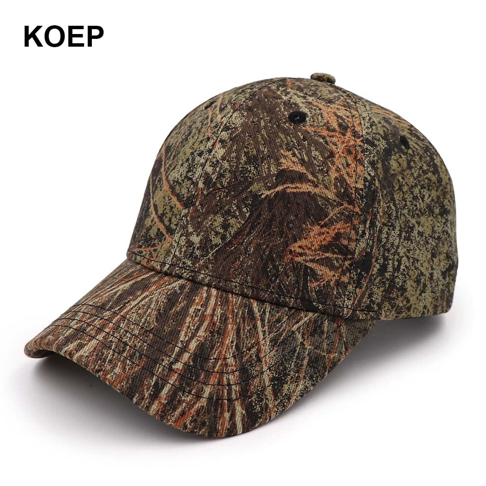 KOEP New Camo Baseball Cap Fishing Caps Men Outdoor Hunting Camouflage Jungle Hat Airsoft Tactical Hiking Casquette Hats