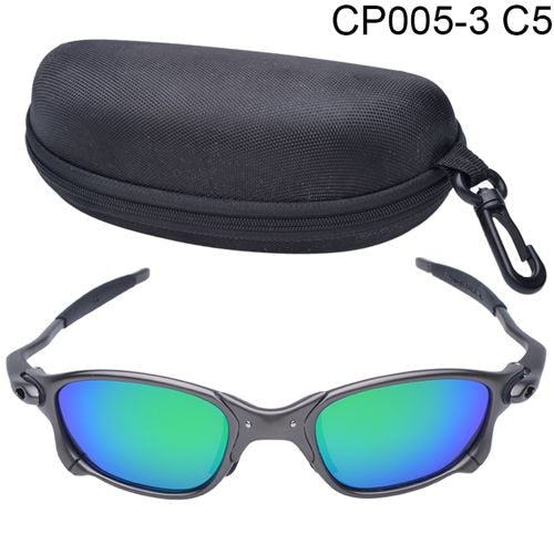 MTB Man Polarized Sunglasses Cycling Glasses UV400 Fishing Sunglasses Metal Bicycle Goggles Cycling Eyewear Riding Glasses D4-3