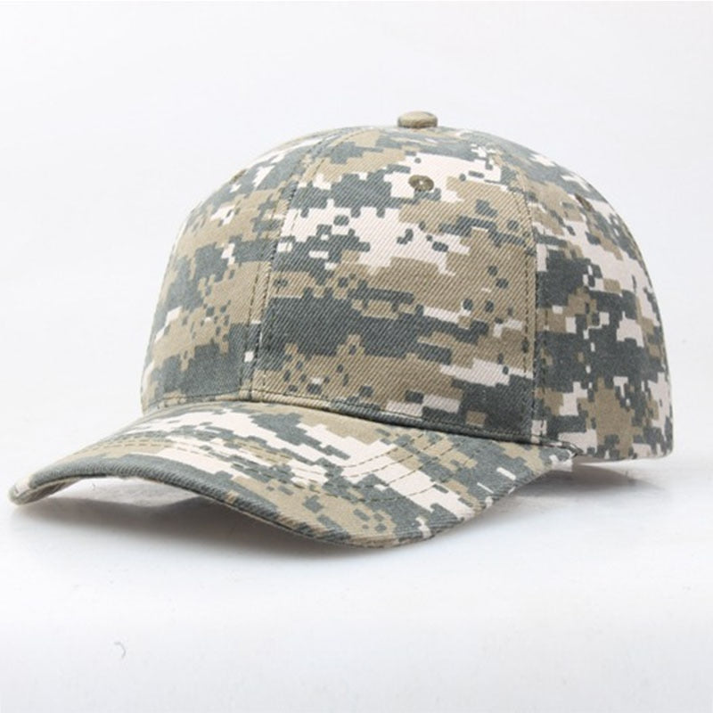 2020 Outdoor Sport Snap back Caps Camouflage Hat Simplicity Tactical Military Army Camo Hunting Cap Hat For Men Adult Cap