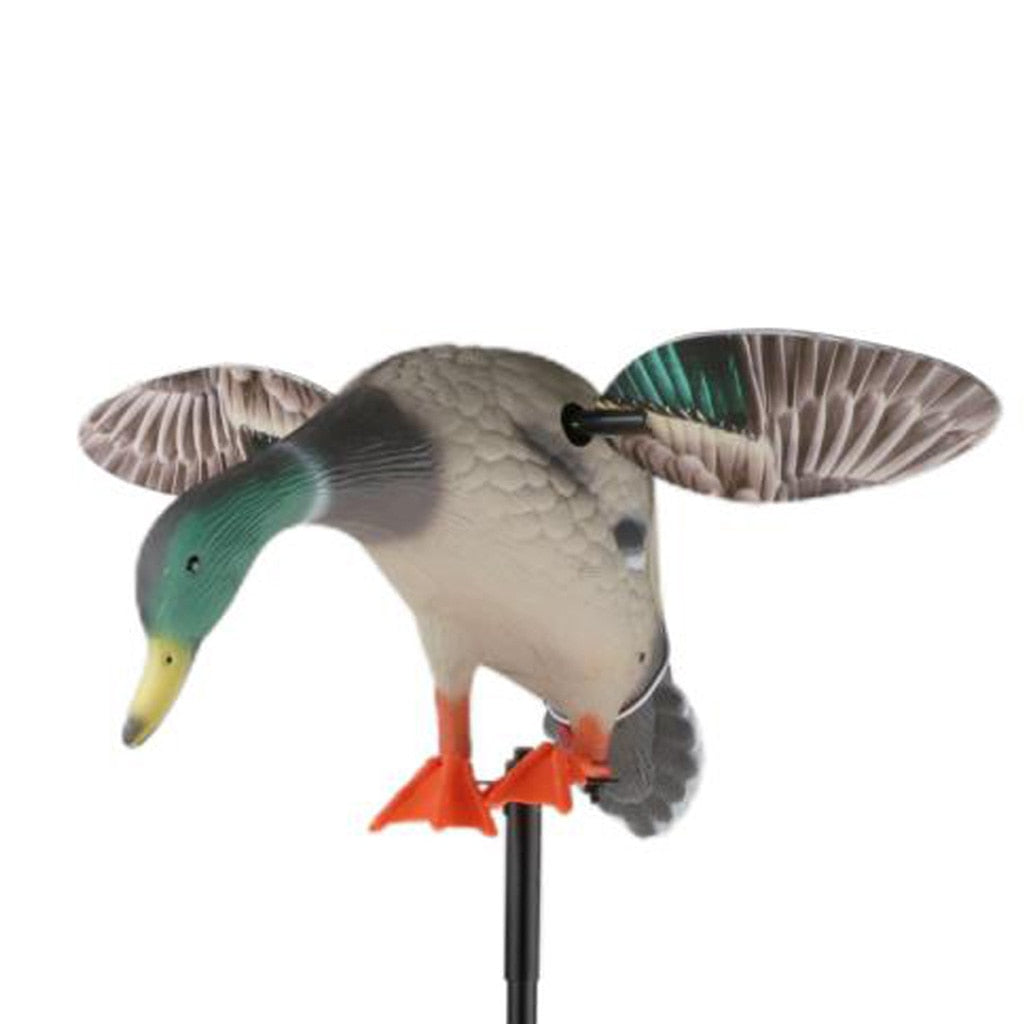 Electric Fly Duck Mallard Drake Decoy Remote Control Outdoor Hunting Decoy with Support Foot for Hunting Shooting