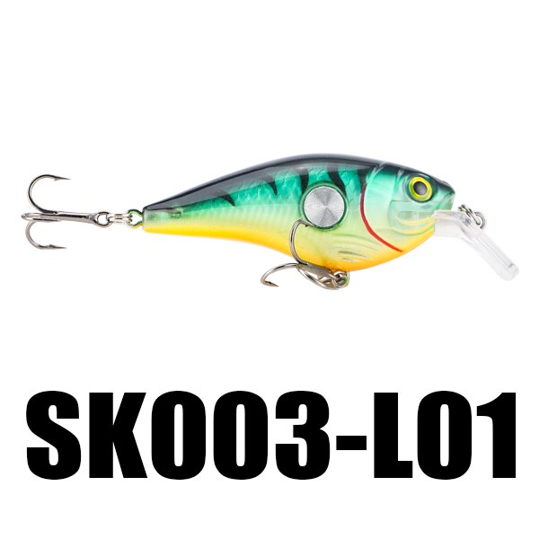 Fishing bait 1 PIECE  Crazy Wobble pesca Crankbait Hard Crank Bait Tackle Artificial Fishing Lures Swimbait Fish Japan