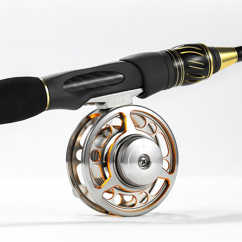 Full Aluminum Ice Fishing Reel left/right handed Ice Fishing Wheel 50mm 60mm Fly Fishing Reels Gear ratio 1:1 Pesca