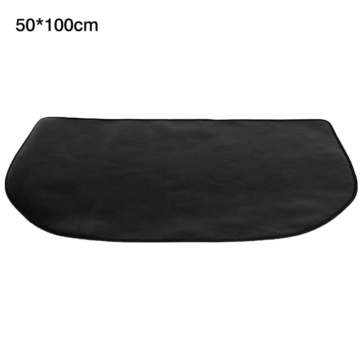 Fire Retardant Heat Insulation Black/Gray Fireplace Carpet Non-slip Mat Survival Emergency Blankets For Fireplace Camping Supply